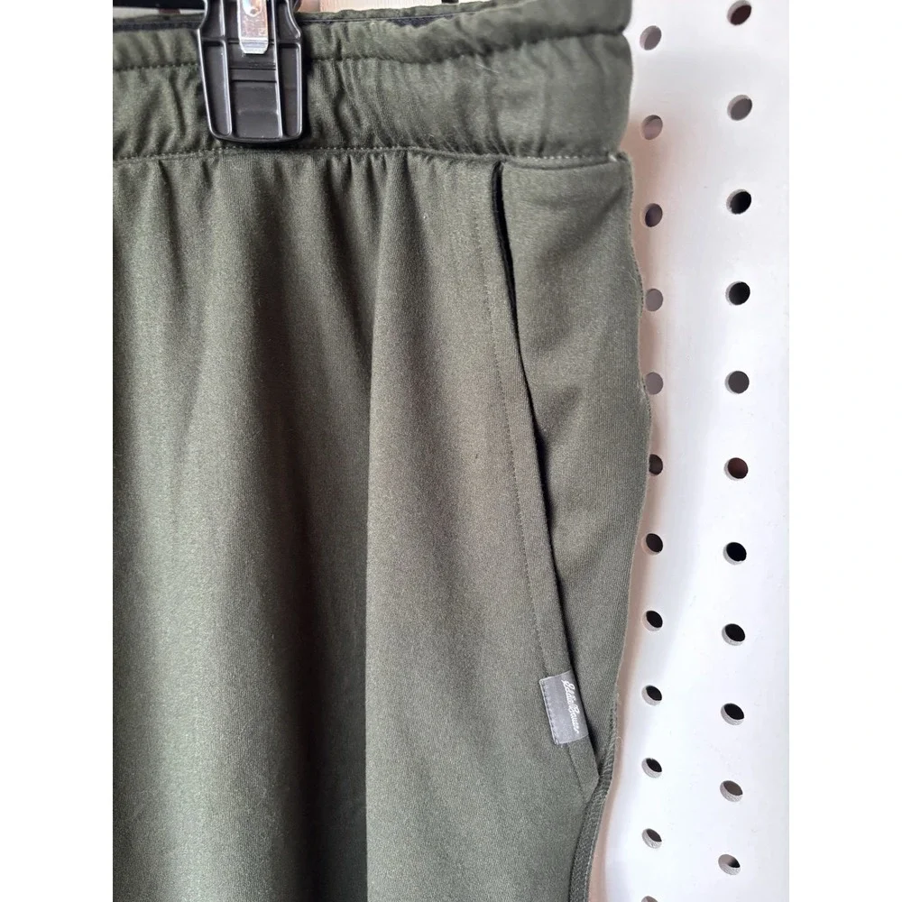 Eddie‎ Bauer Lounge Pull On Athletic Shorts Men's XL Drawstring Zip Pocket